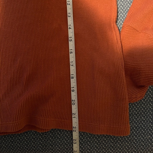Madewell Burnt Orange Long-sleeve Top - Picture 11 of 11